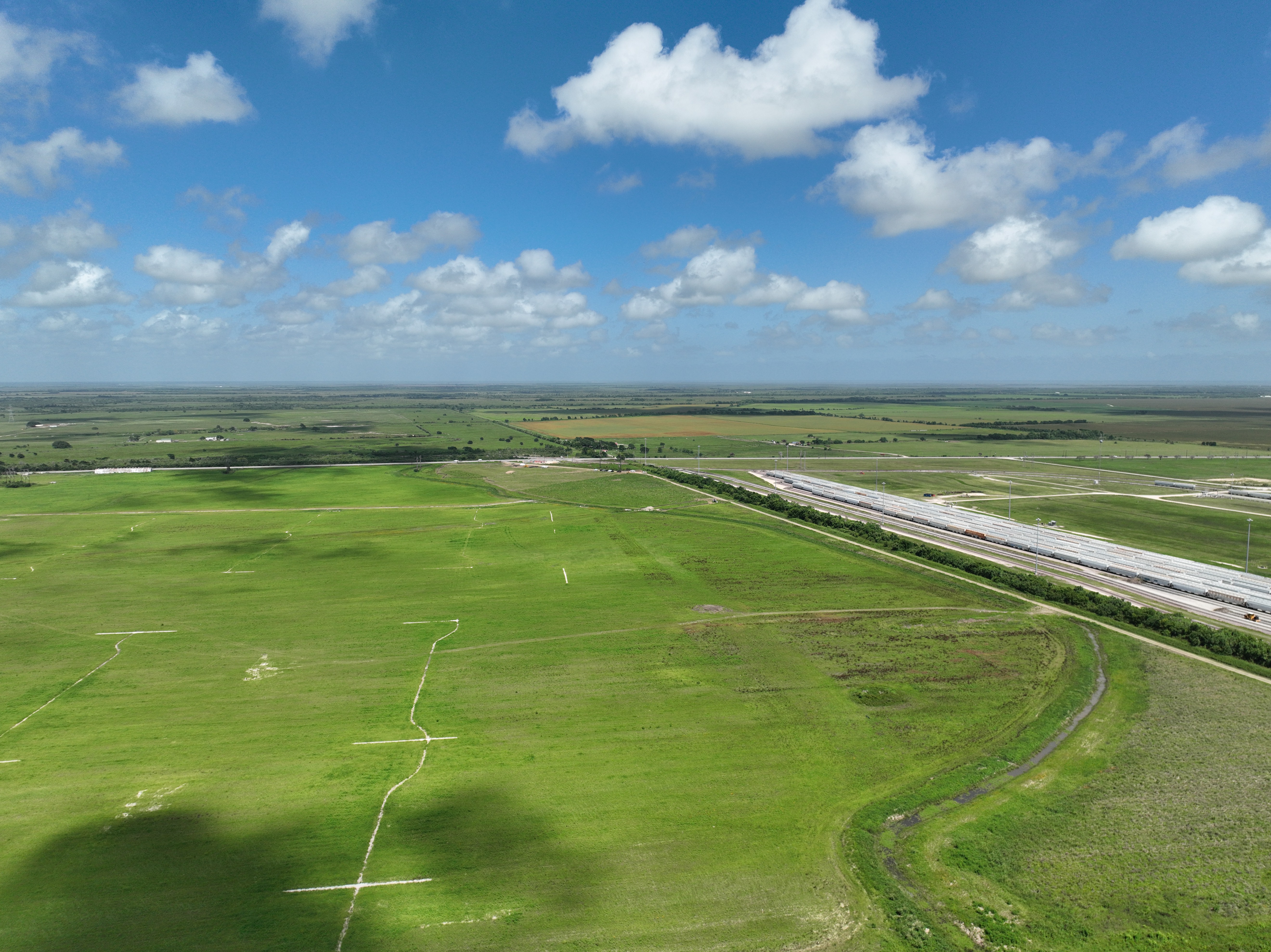 Project Bravo site aerial, Matagorda County TX